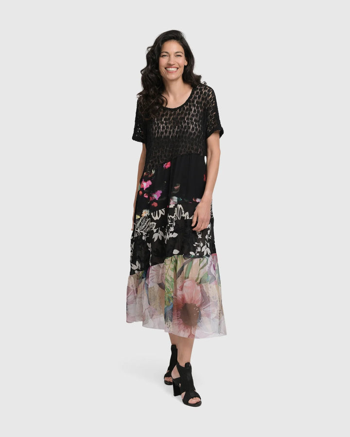 ADALINE TIERED MAXI DRESS, FLORAL