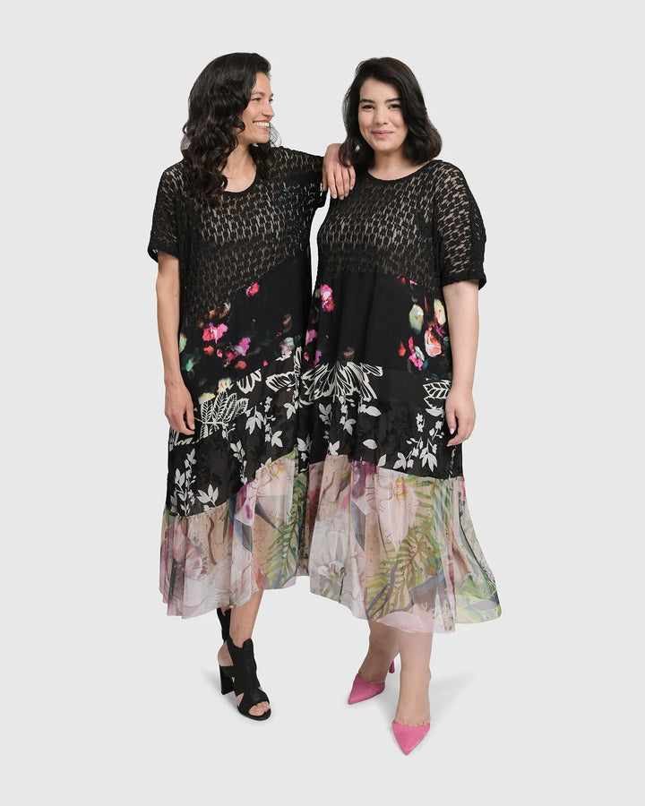 ADALINE TIERED MAXI DRESS, FLORAL