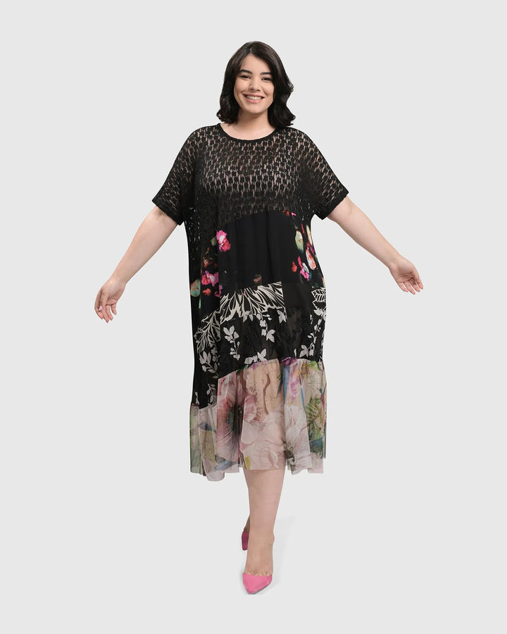 ADALINE TIERED MAXI DRESS, FLORAL