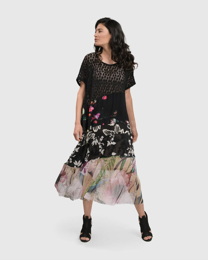 ADALINE TIERED MAXI DRESS, FLORAL