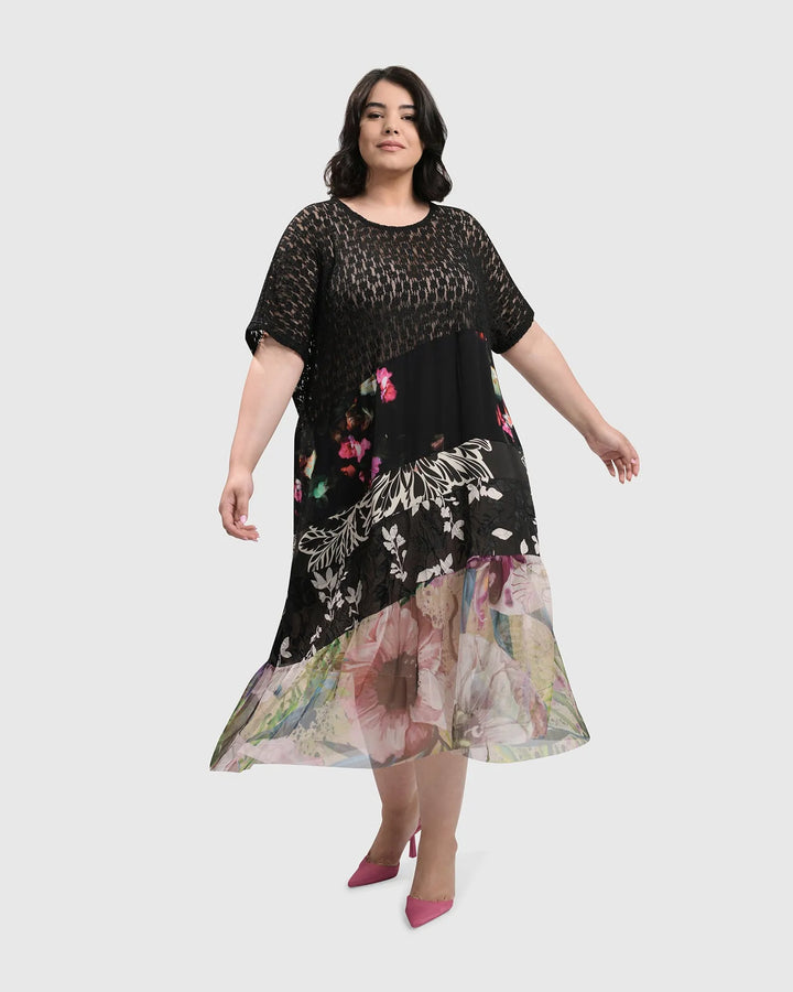 ADALINE TIERED MAXI DRESS, FLORAL