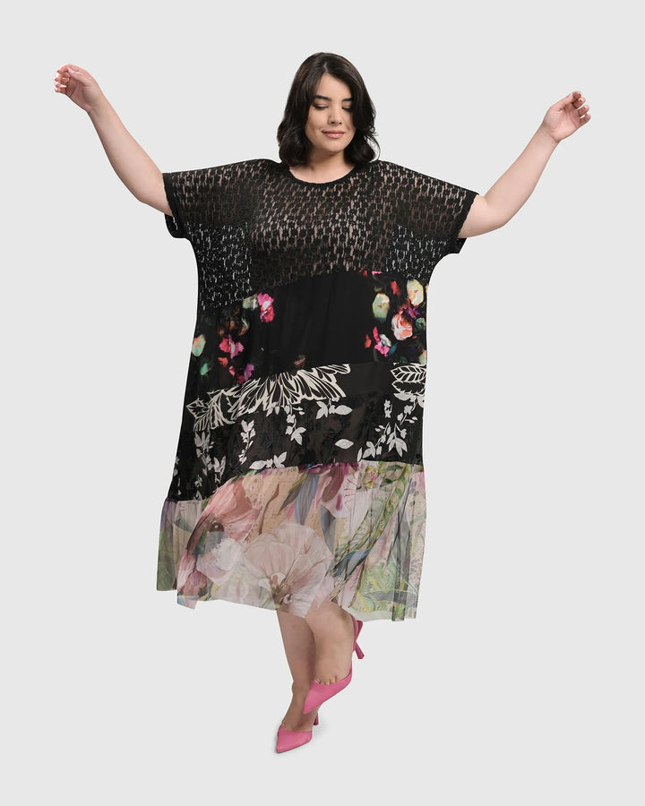 ADALINE TIERED MAXI DRESS, FLORAL