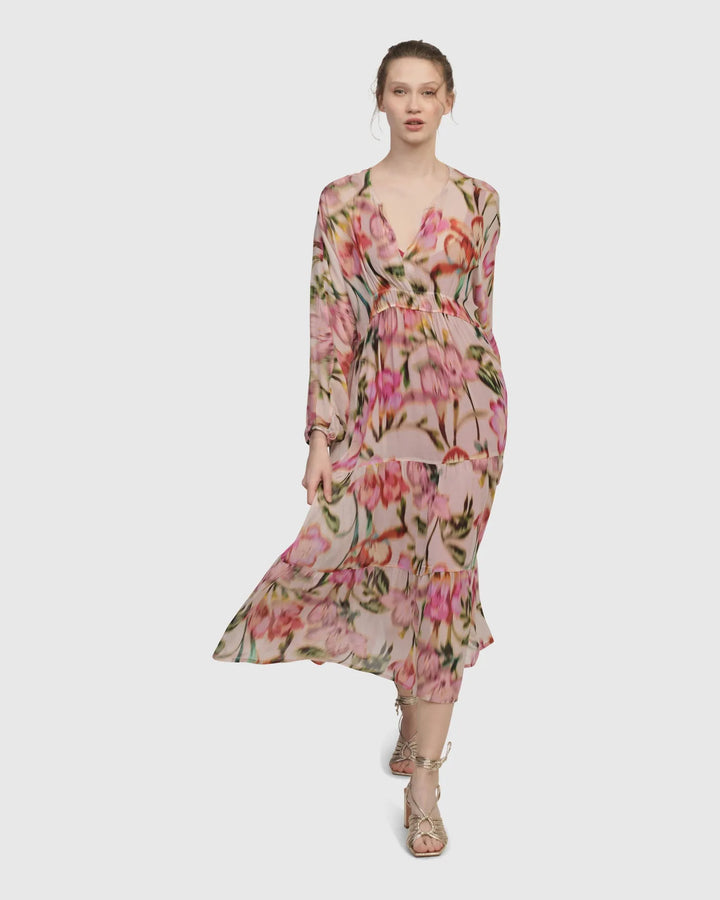 Azalea Chiffon Maxi Dress, Floral