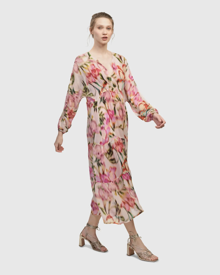 Azalea Chiffon Maxi Dress, Floral