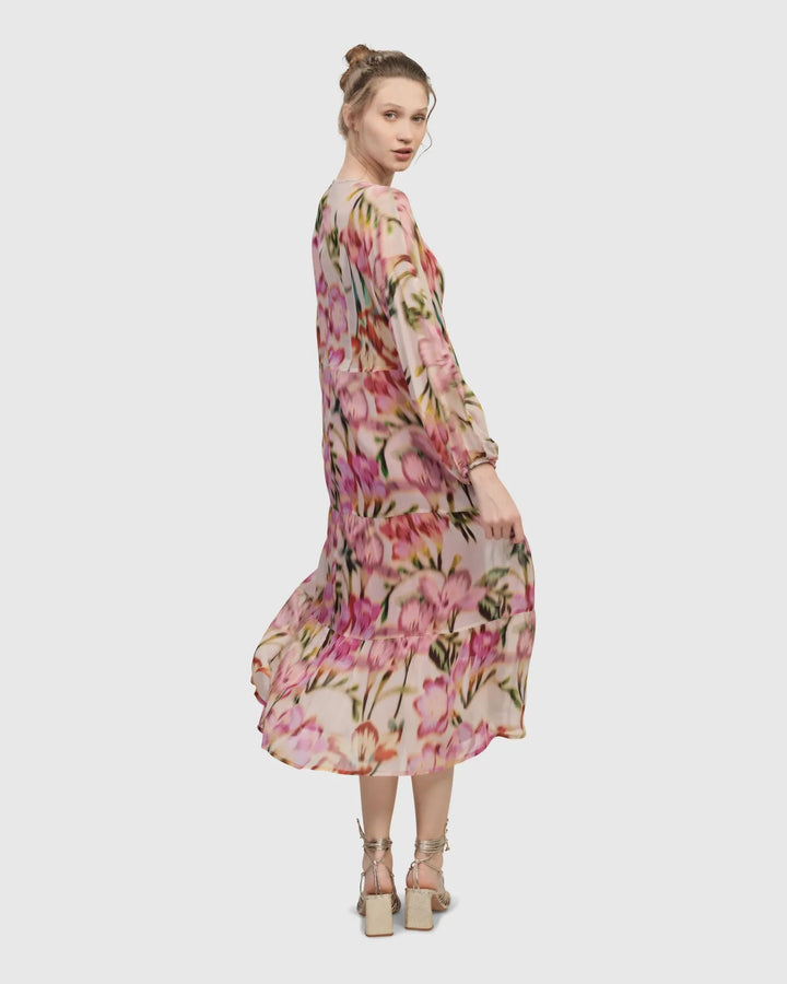 Azalea Chiffon Maxi Dress, Floral