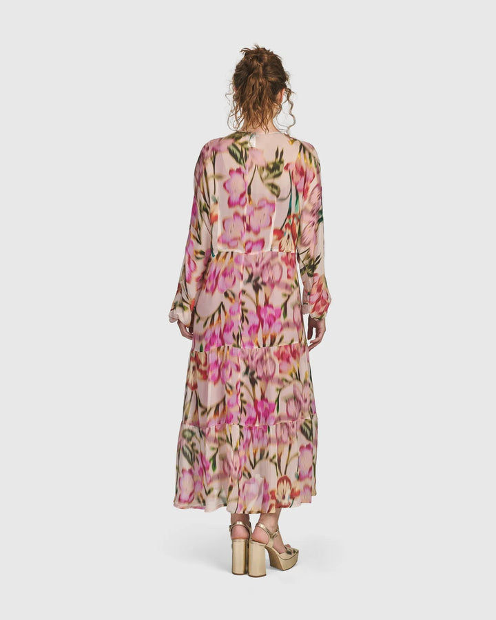 Azalea Chiffon Maxi Dress, Floral
