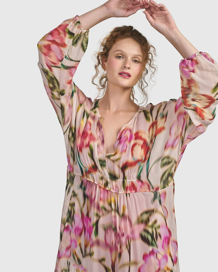 Azalea Chiffon Maxi Dress, Floral