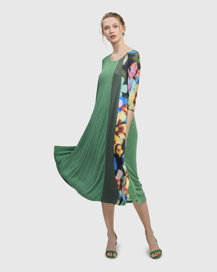 Forget-Me-Not A-Line Maxi Dress, Garden