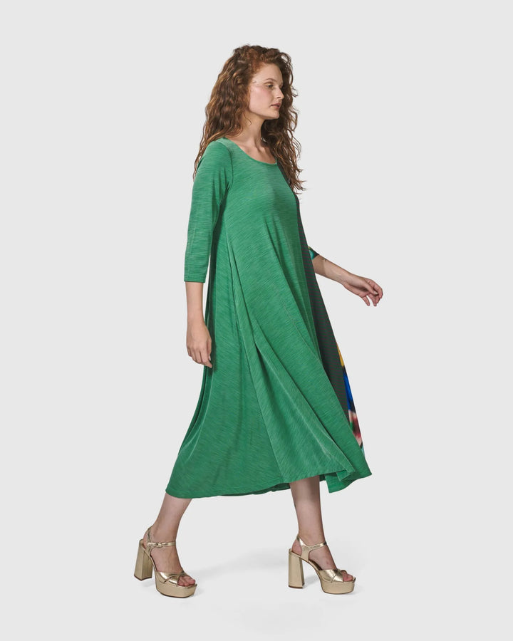 Forget-Me-Not A-Line Maxi Dress, Garden