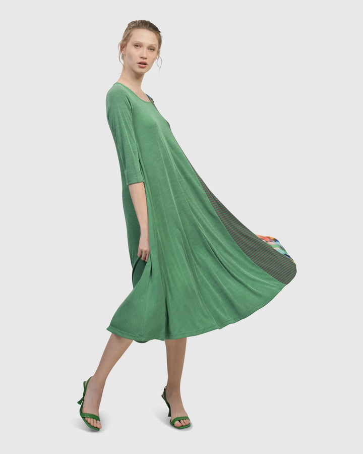 Forget-Me-Not A-Line Maxi Dress, Garden