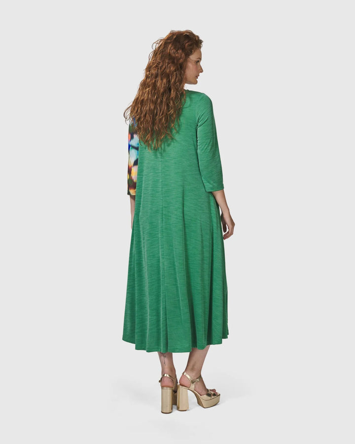 Forget-Me-Not A-Line Maxi Dress, Garden