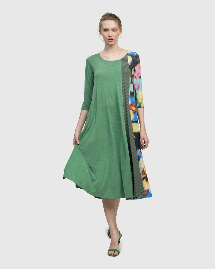 Forget-Me-Not A-Line Maxi Dress, Garden