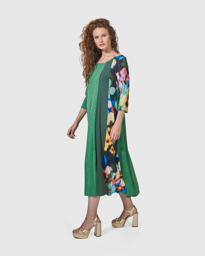 Forget-Me-Not A-Line Maxi Dress, Garden