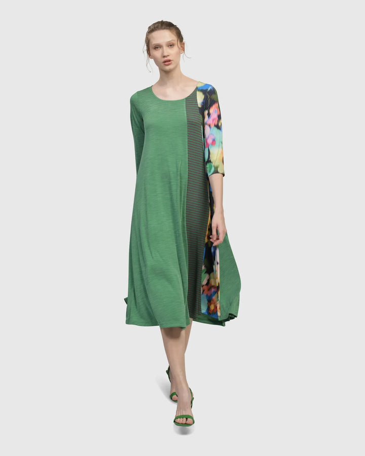 Forget-Me-Not A-Line Maxi Dress, Garden