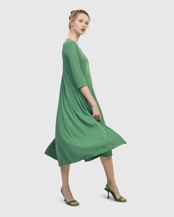 Forget-Me-Not A-Line Maxi Dress, Garden