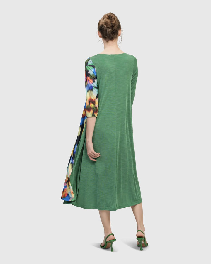 Forget-Me-Not A-Line Maxi Dress, Garden