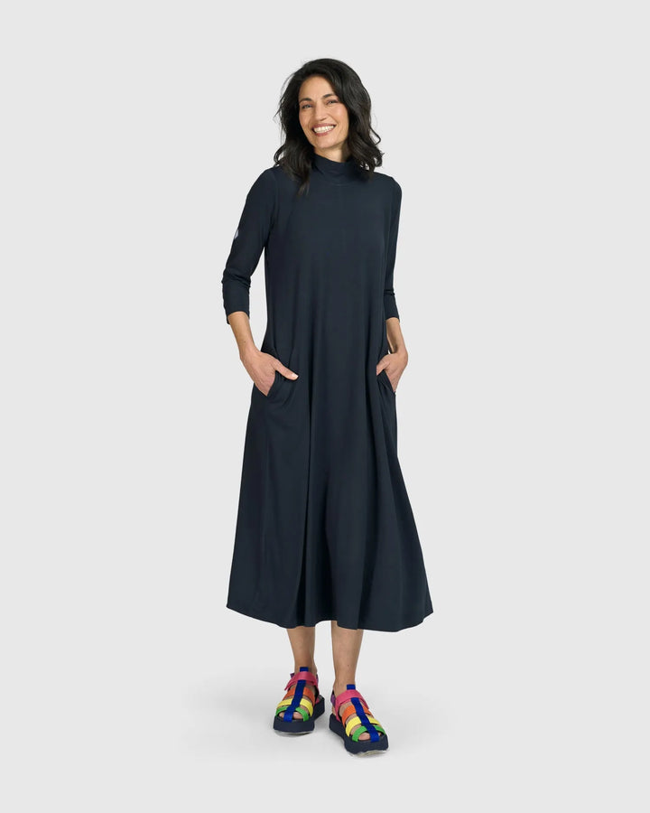 Essential A-Line Dress, Ocean