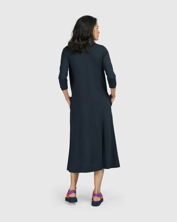 Essential A-Line Dress, Ocean