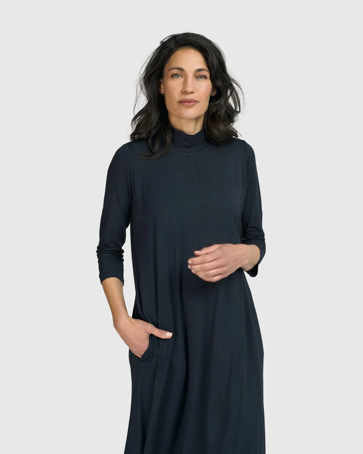 Essential A-Line Dress, Ocean