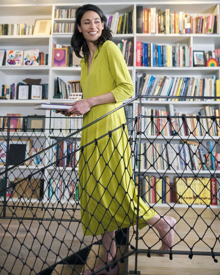 Essential Cocoon Dress, Lime