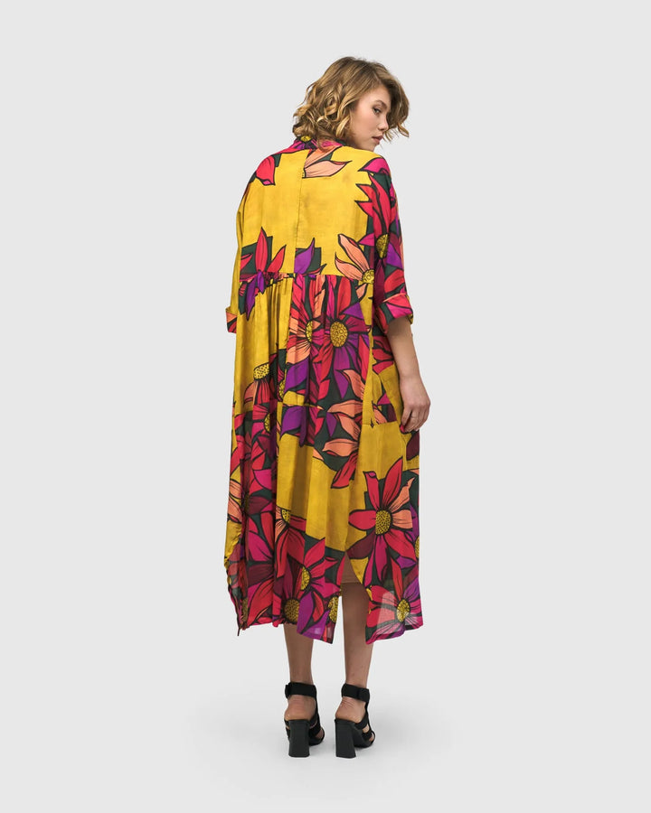 Saffron Shirt Dress, Bouquet