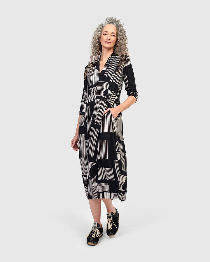 Margaux Cocoon Dress, Bars