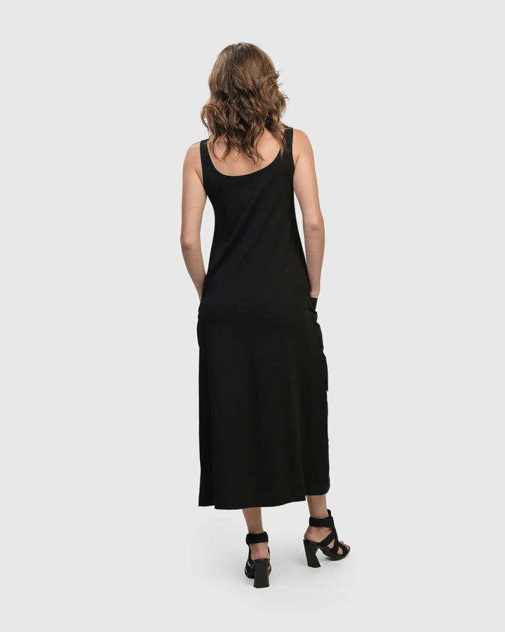 Urban Maxi Tank Dress, Black