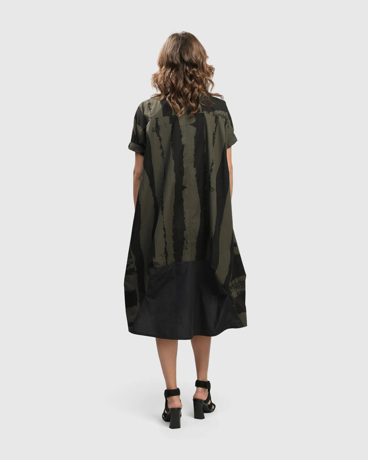 Urban Sake Muumuu Dress, Khaki