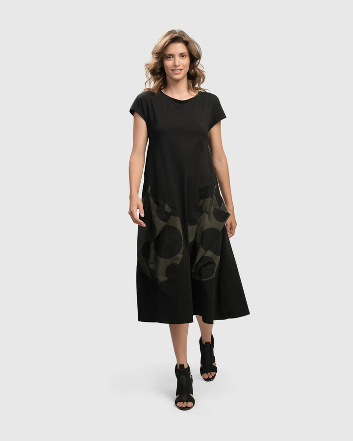 Urban Melody Midi Dress, Khaki