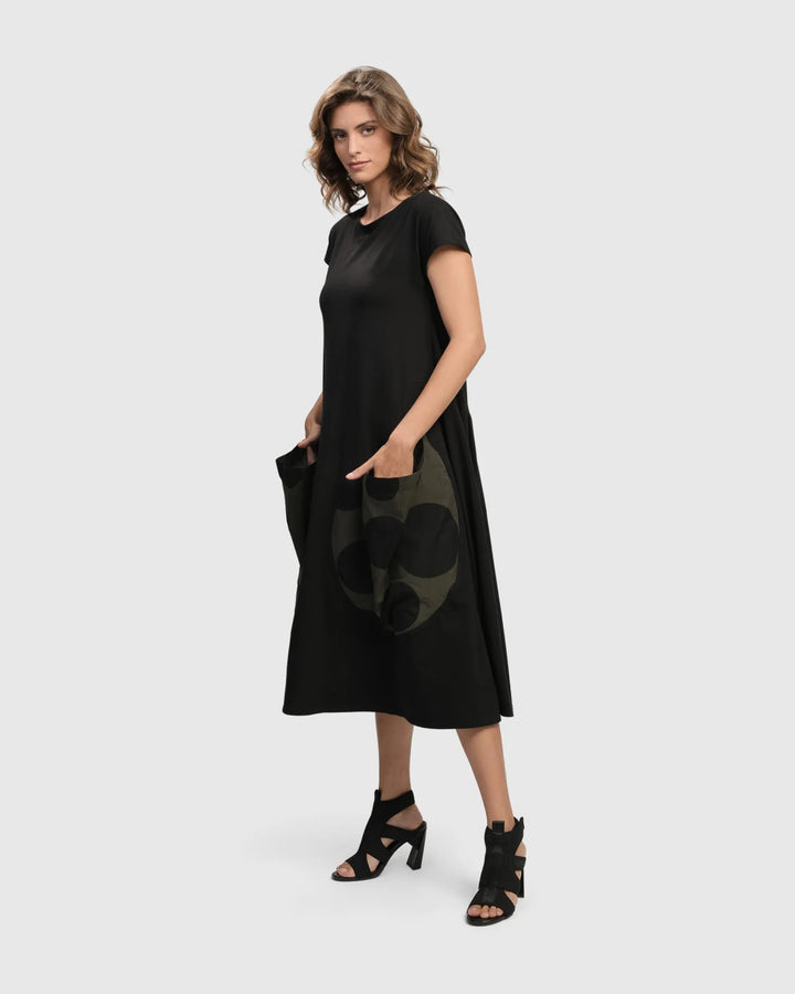 Urban Melody Midi Dress, Khaki