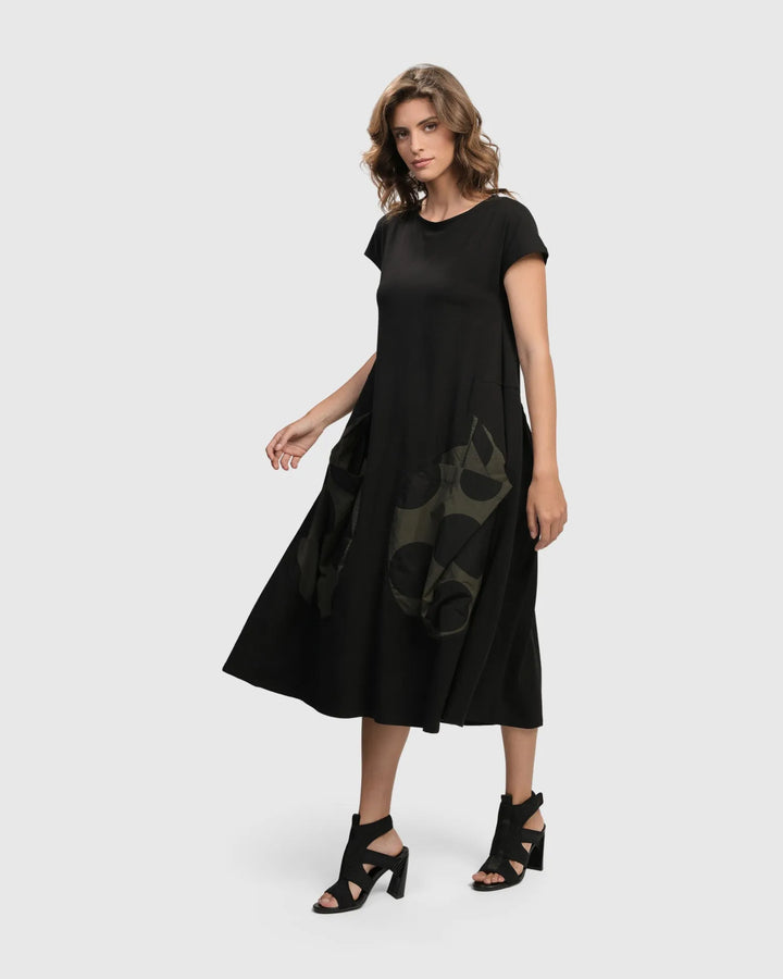 Urban Melody Midi Dress, Khaki