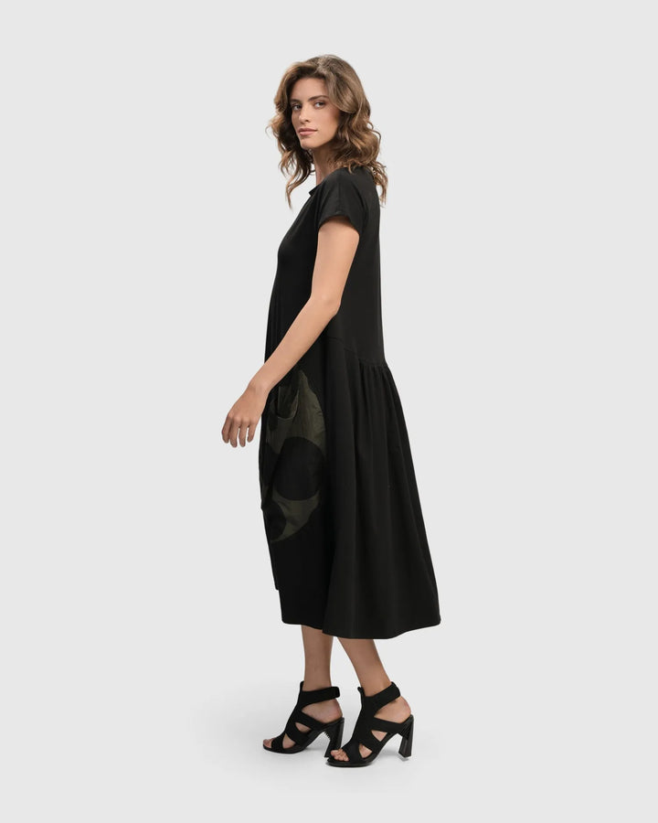 Urban Melody Midi Dress, Khaki