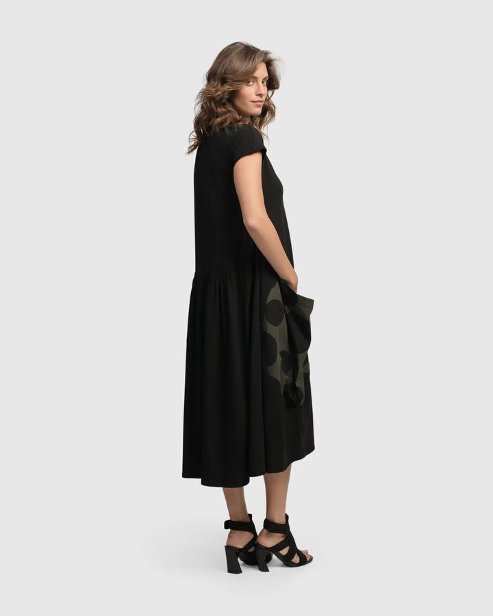 Urban Melody Midi Dress, Khaki