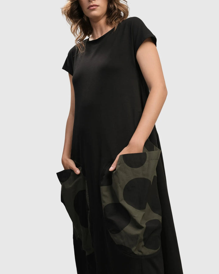 Urban Melody Midi Dress, Khaki