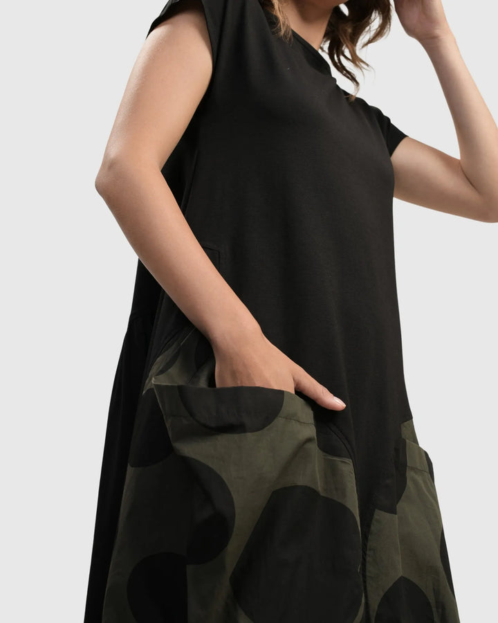 Urban Melody Midi Dress, Khaki