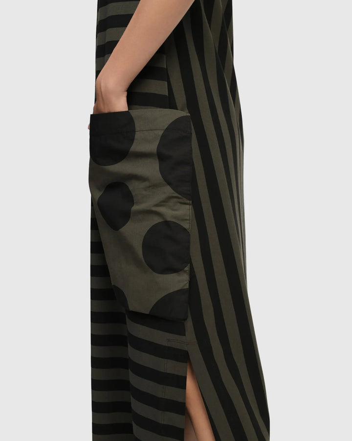 Urban Maxi Tank Dress, Khaki