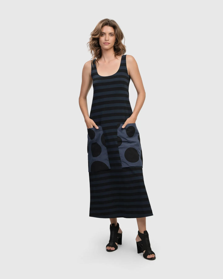 Urban Maxi Tank Dress, Navy