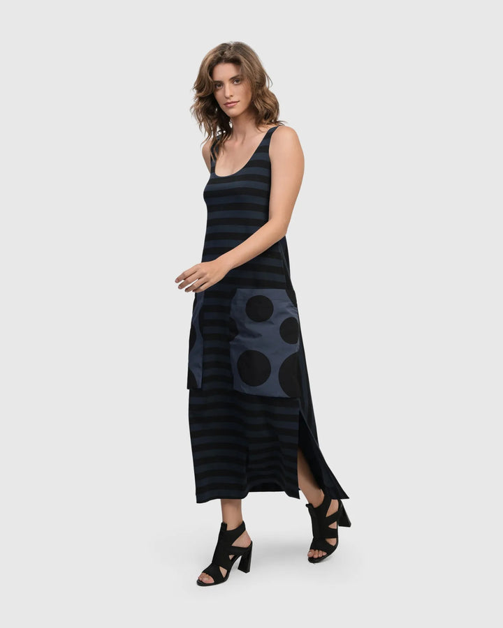 Urban Maxi Tank Dress, Navy