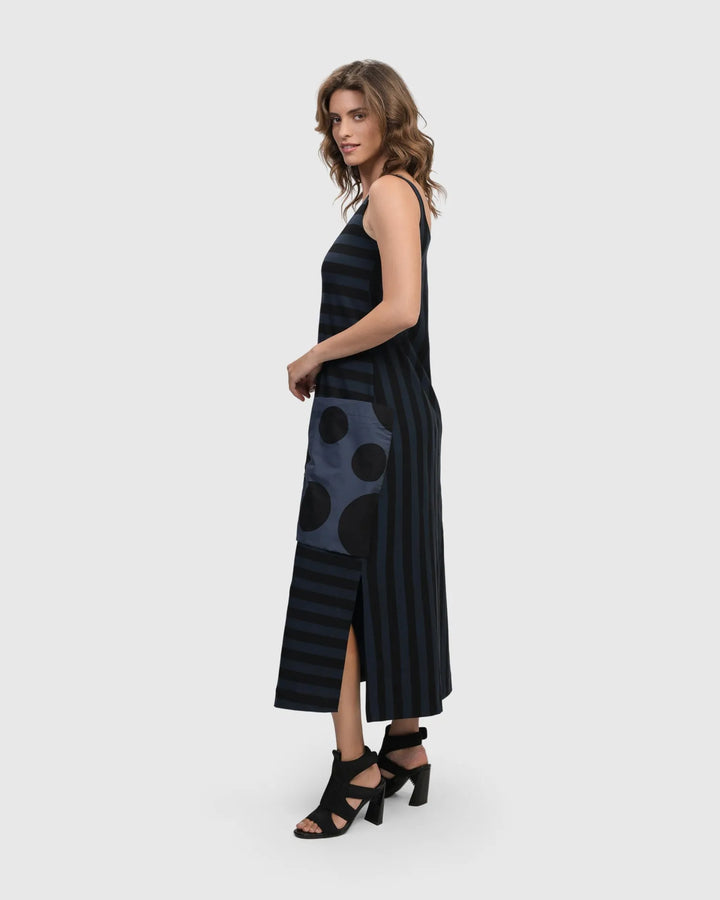 Urban Maxi Tank Dress, Navy