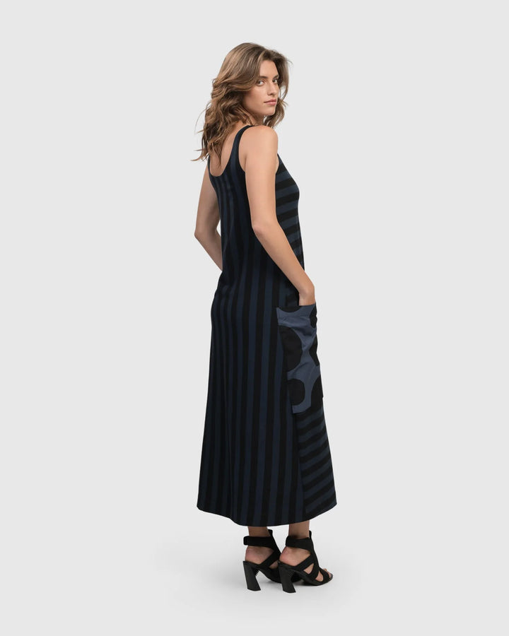 Urban Maxi Tank Dress, Navy