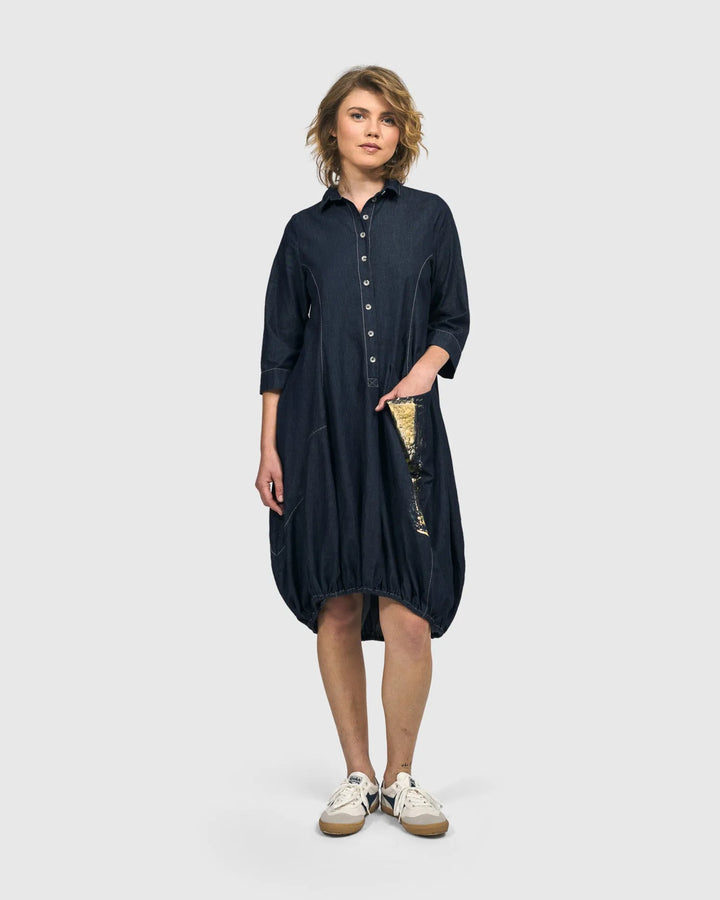 Winona Wonderful Dress, Denim