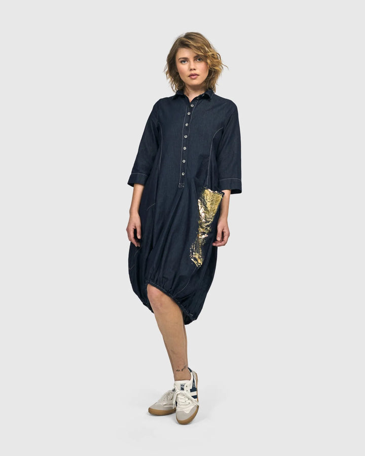 Winona Wonderful Dress, Denim