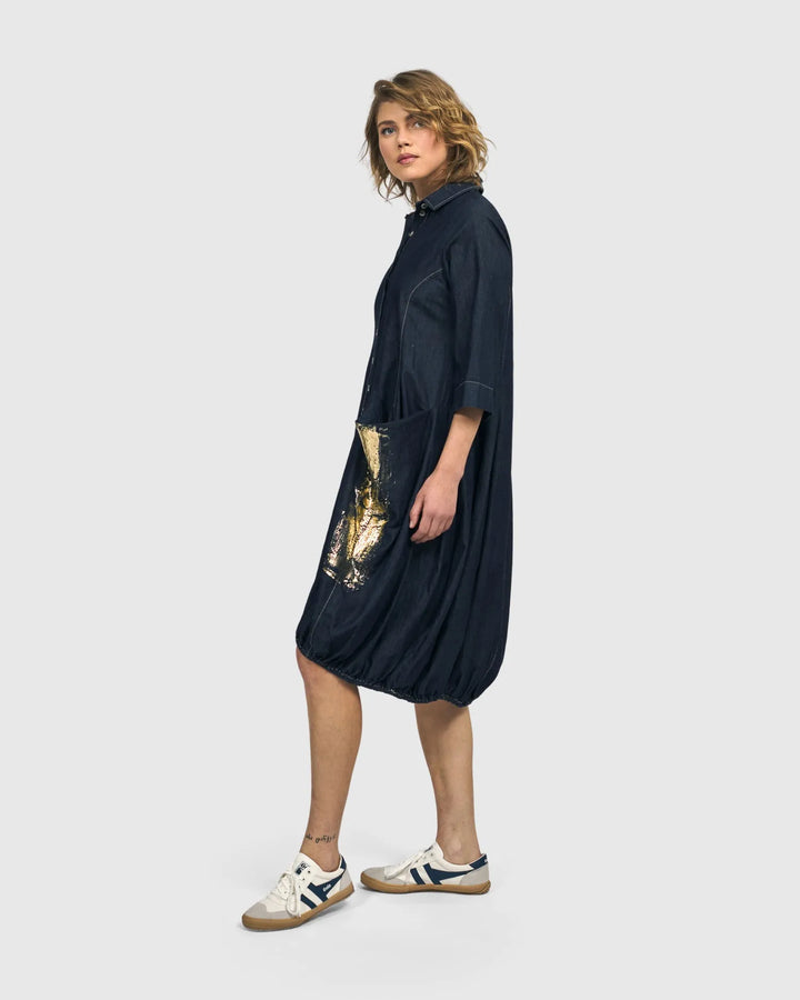 Winona Wonderful Dress, Denim