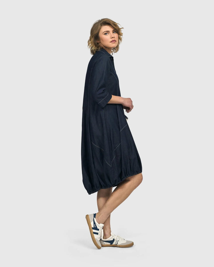 Winona Wonderful Dress, Denim