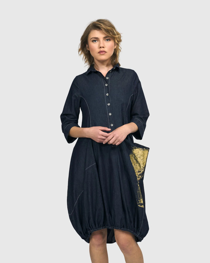 Winona Wonderful Dress, Denim