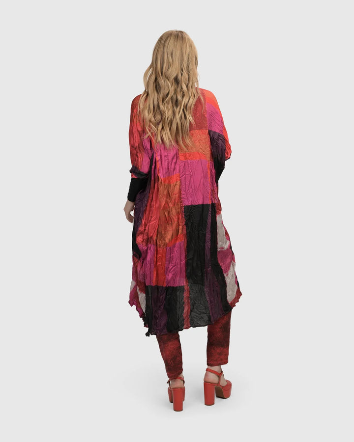 Sunset Strip Muumuu Dress, Magenta