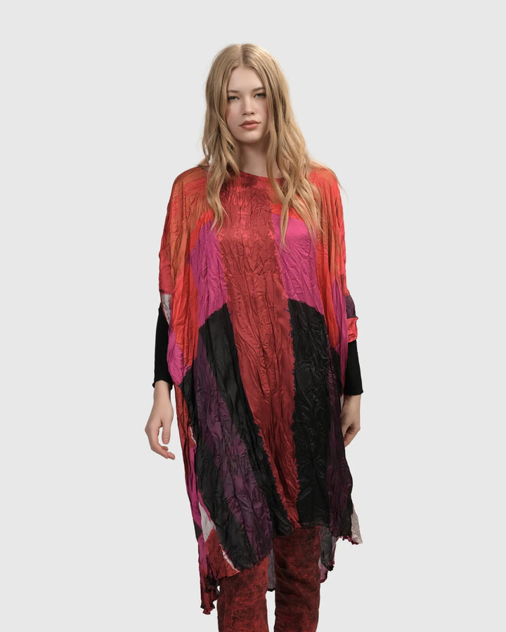 Sunset Strip Muumuu Dress, Magenta