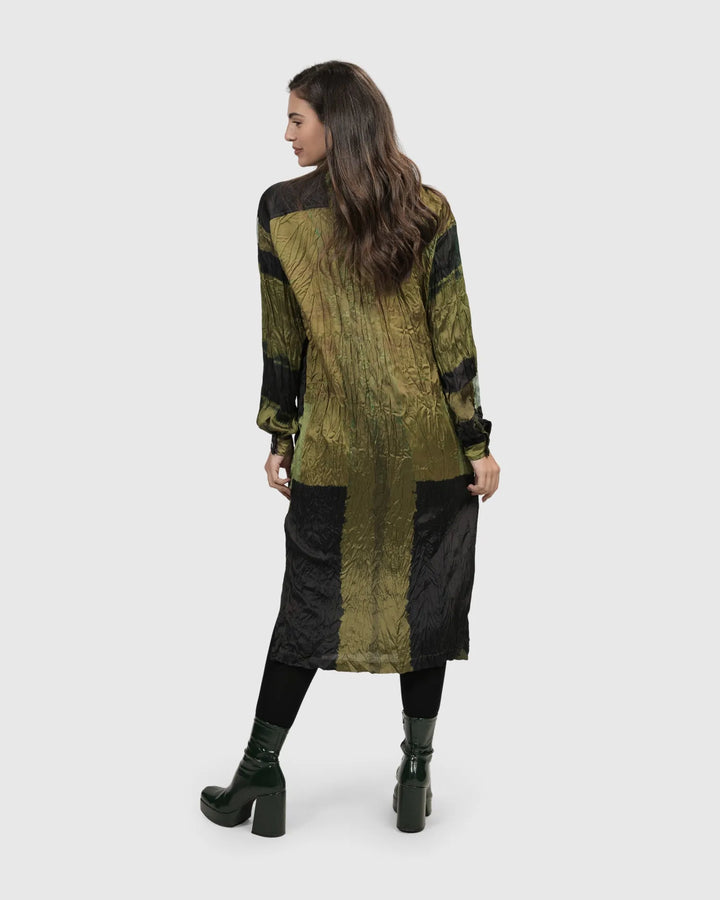 Al Fresco Shirt Dress, Olive