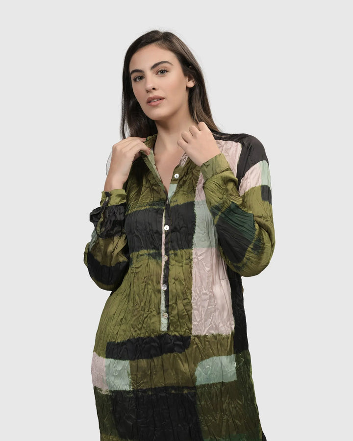 Al Fresco Shirt Dress, Olive