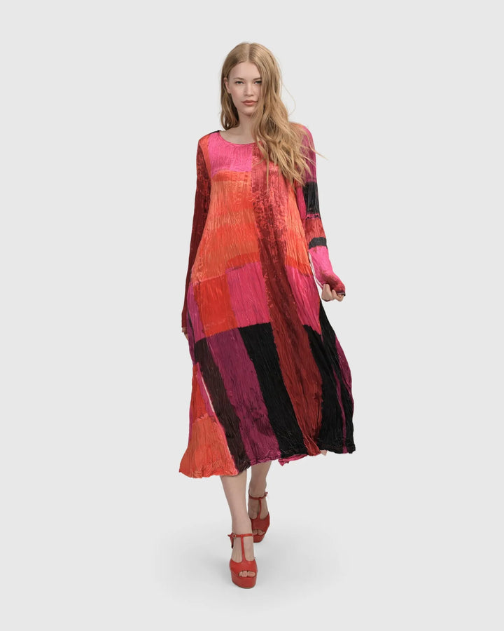 Sunset Strip Maxi Dress, Magenta